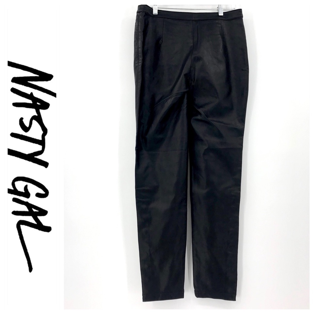 πSALEπ Nasty Gal Faux Leather Pants - Picture 4 of 7